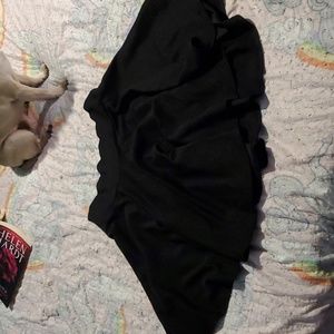 Adult small black skater mini skirt